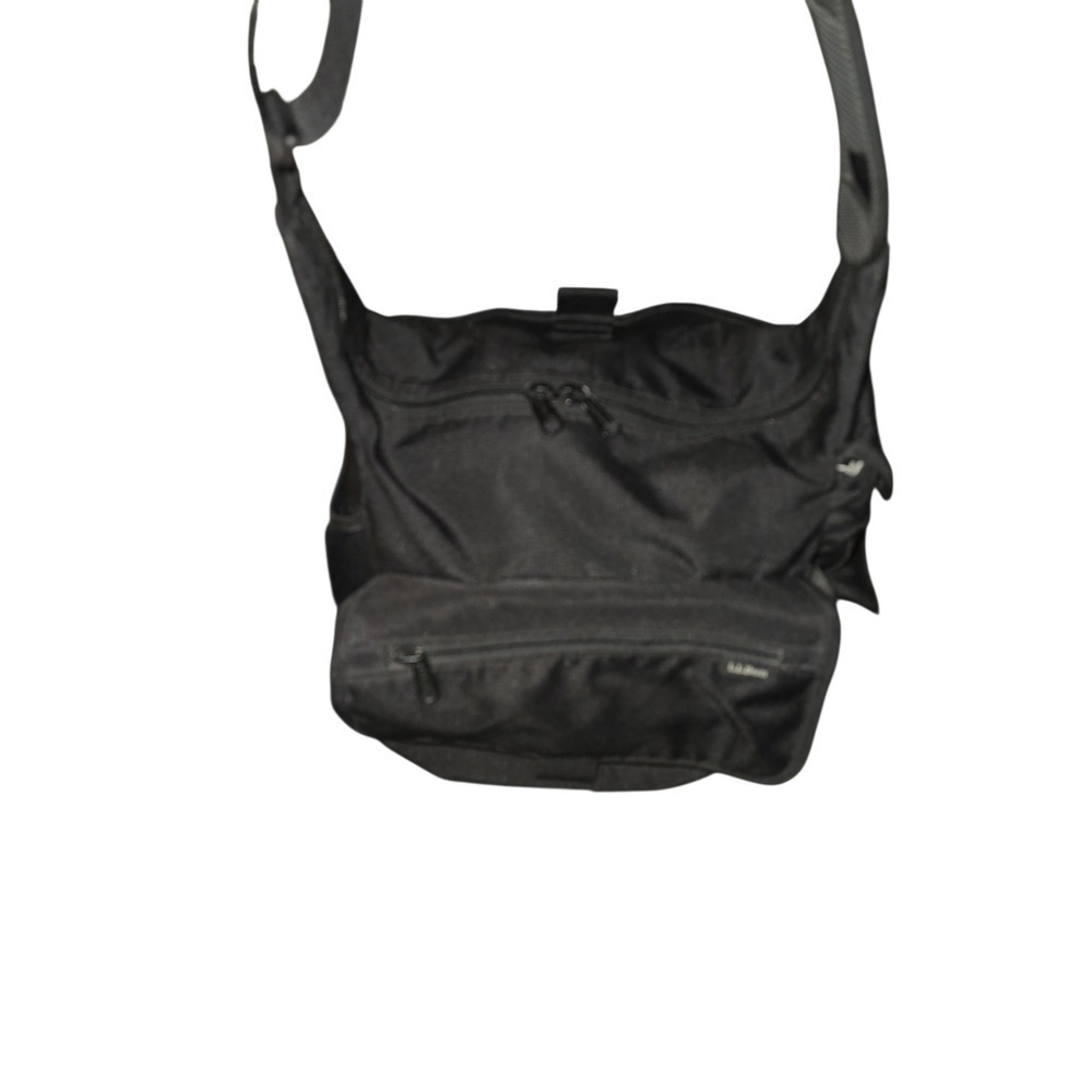 L.L. Bean Black Crossbody Shoulder Bag Travel Everyday Carry